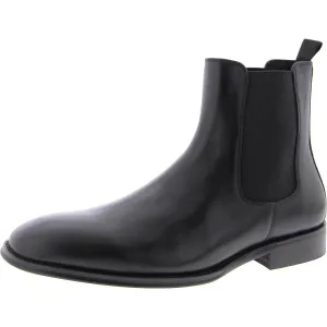 Adamo Mens Pull On Round Toe Chelsea Boots