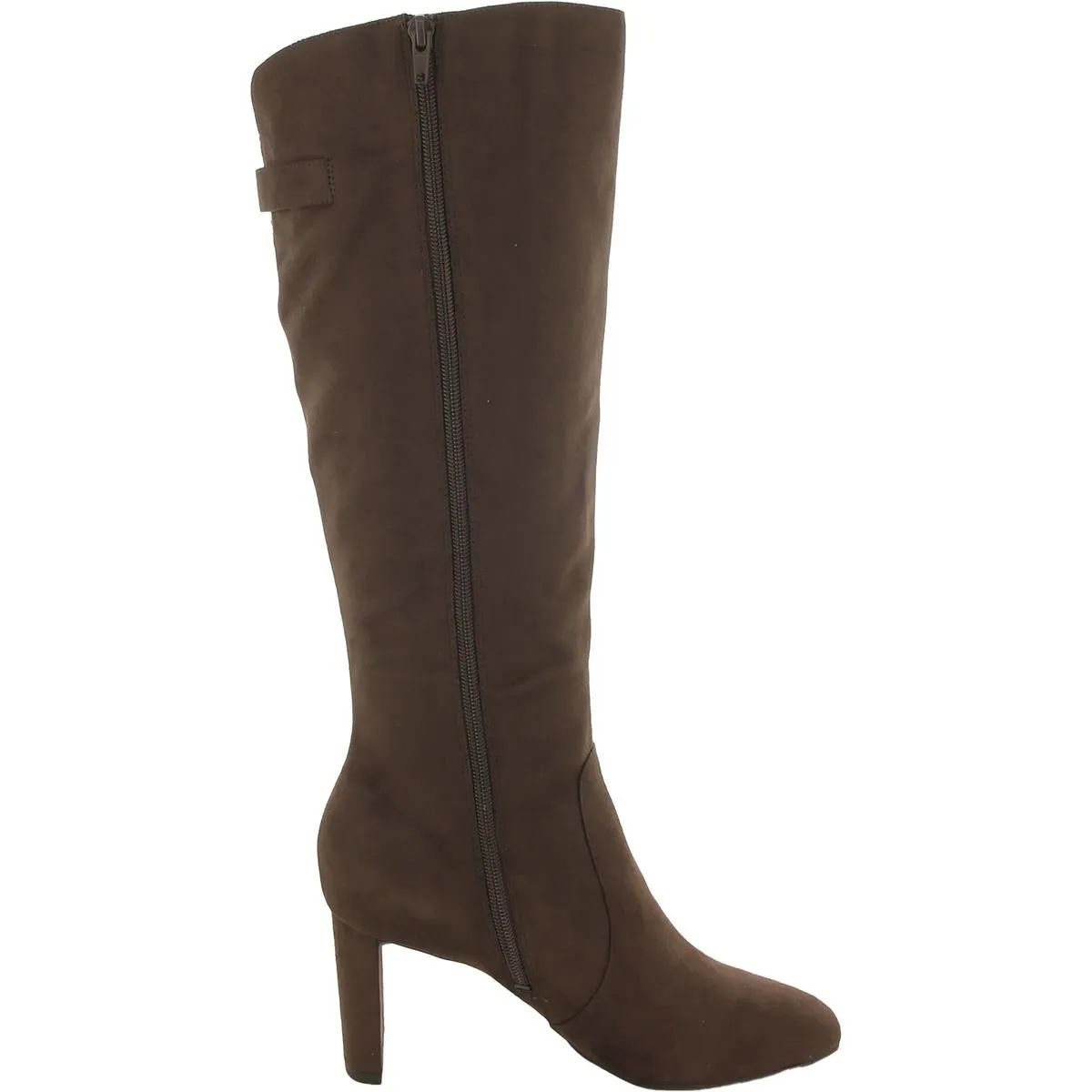 Adelayde Womens Zipper Manmade Knee-High Boots