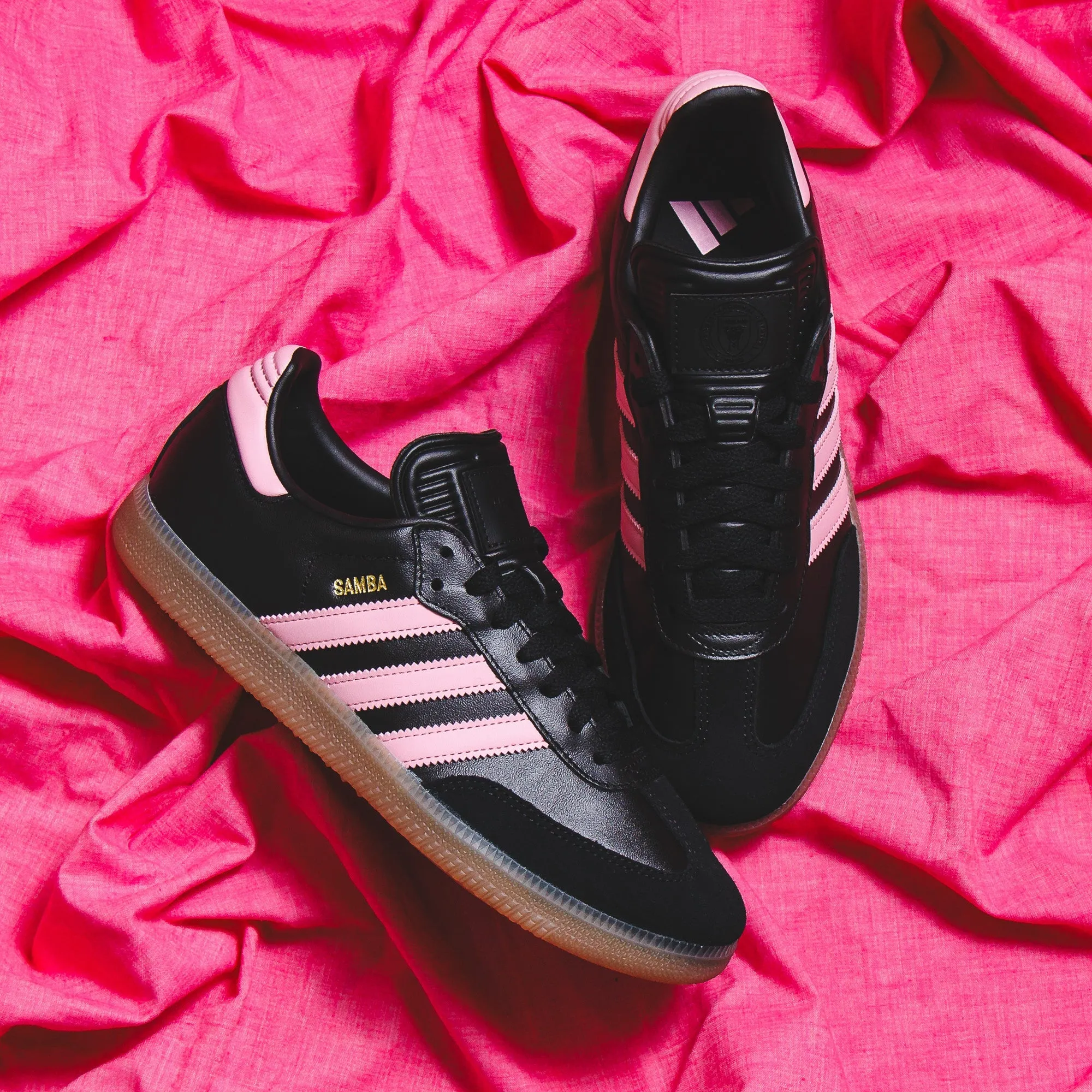 Adidas Men Samba Inter Miami CF Lionel Messi Black Pink IH8157