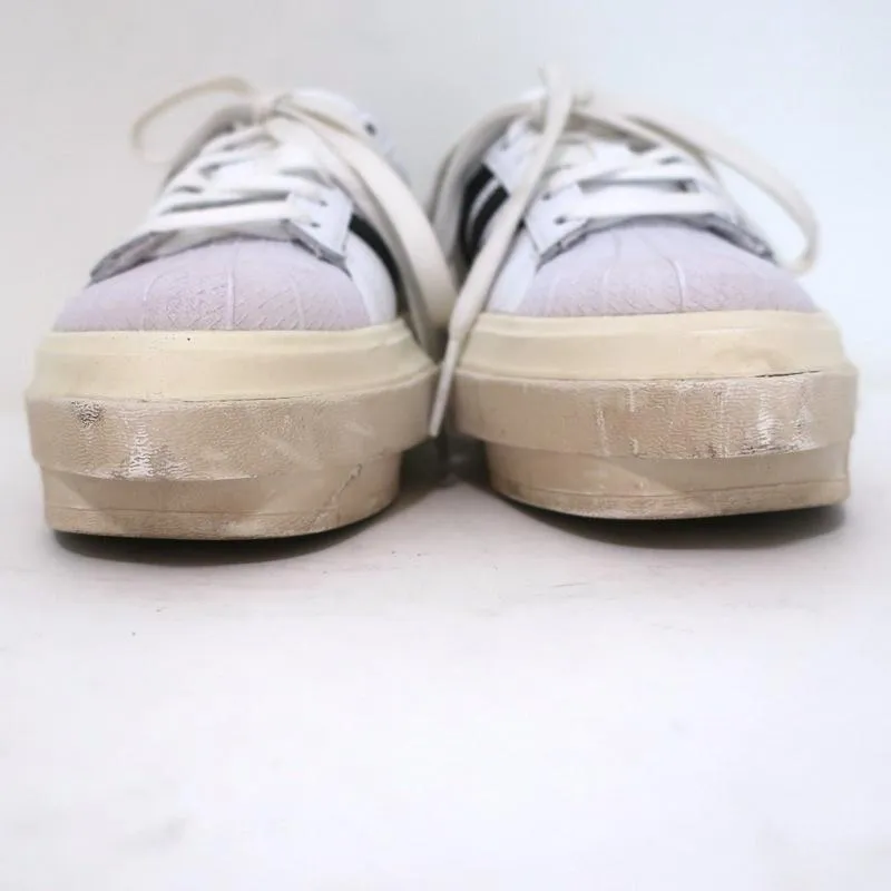 Adidas Platform Sneakers White Leather Size 6