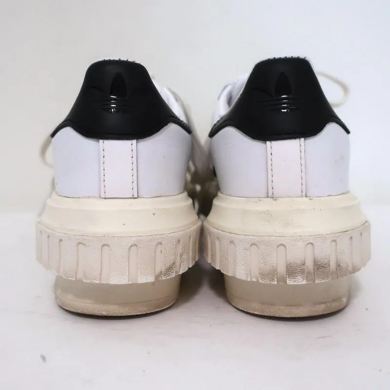 Adidas Platform Sneakers White Leather Size 6