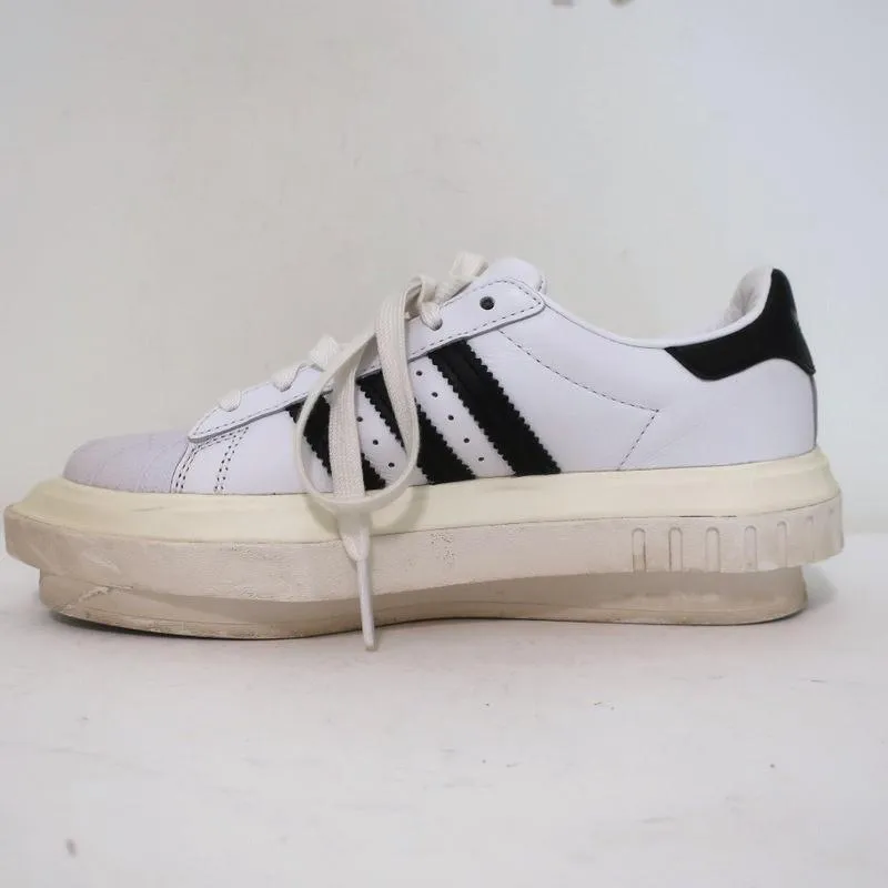 Adidas Platform Sneakers White Leather Size 6