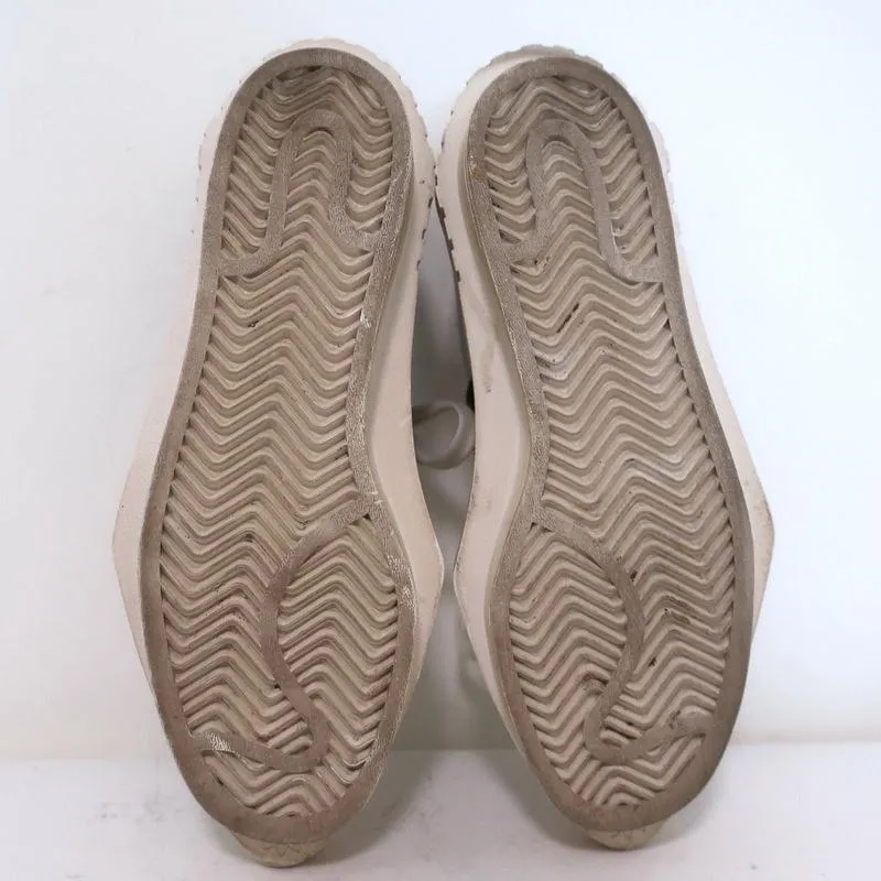 Adidas Platform Sneakers White Leather Size 6