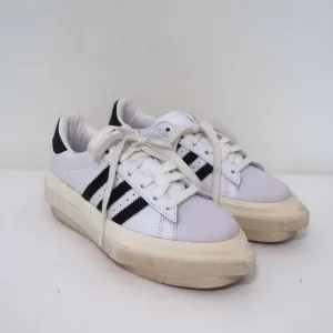 Adidas Platform Sneakers White Leather Size 6