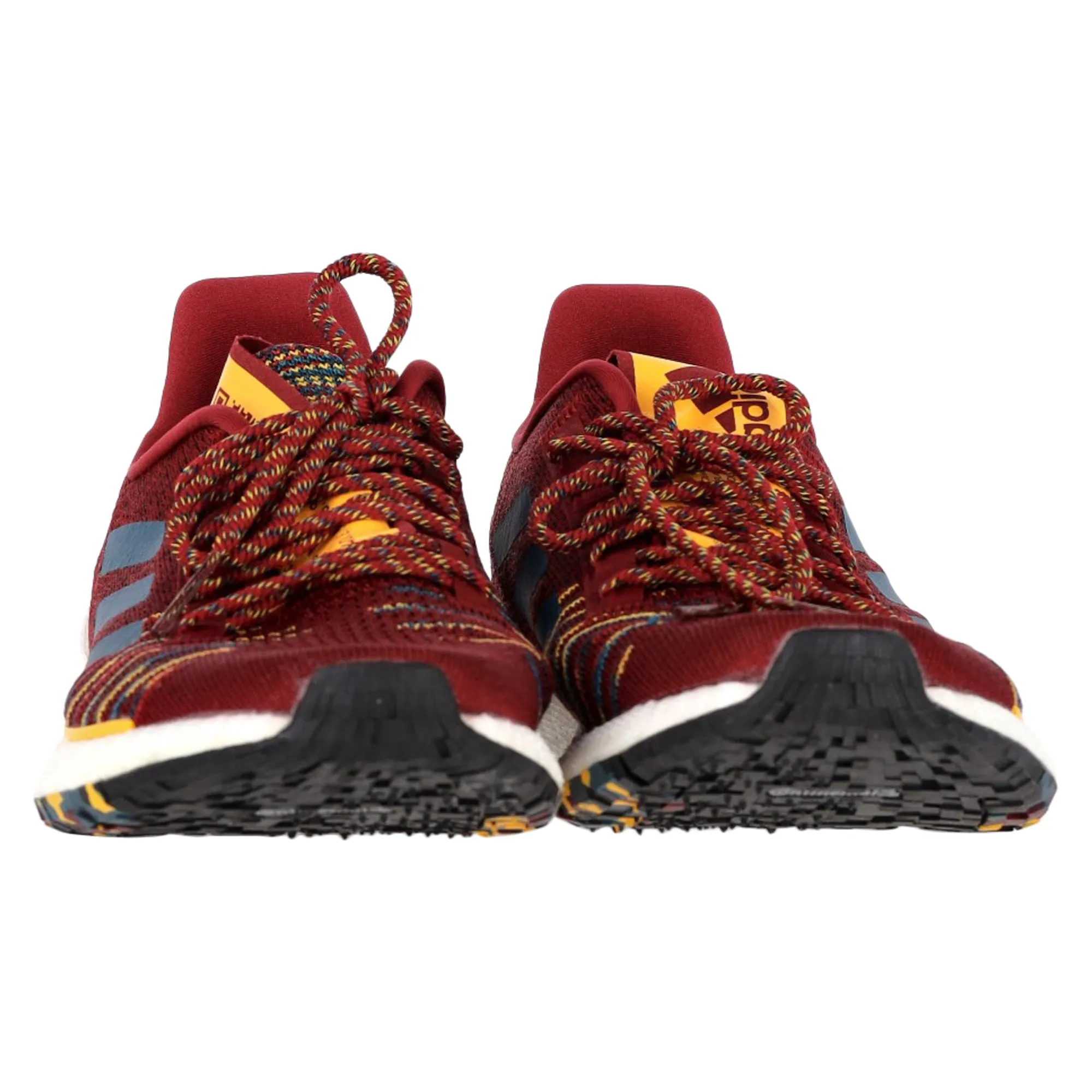 Adidas x Missoni Pulseboost HD Sneakers in Burgundy Knit Fabric