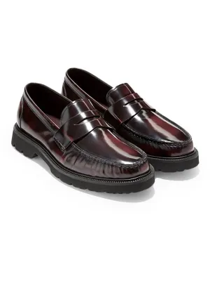 American Class Mens Leather Slip On Loafers