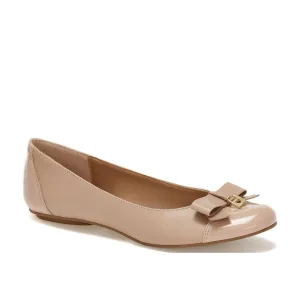 Andrea Ballerinas with bow and golden lock charm