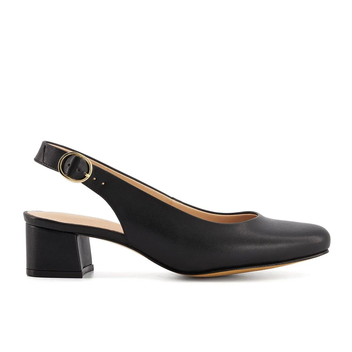 Andrea Heeled Slingback Flats