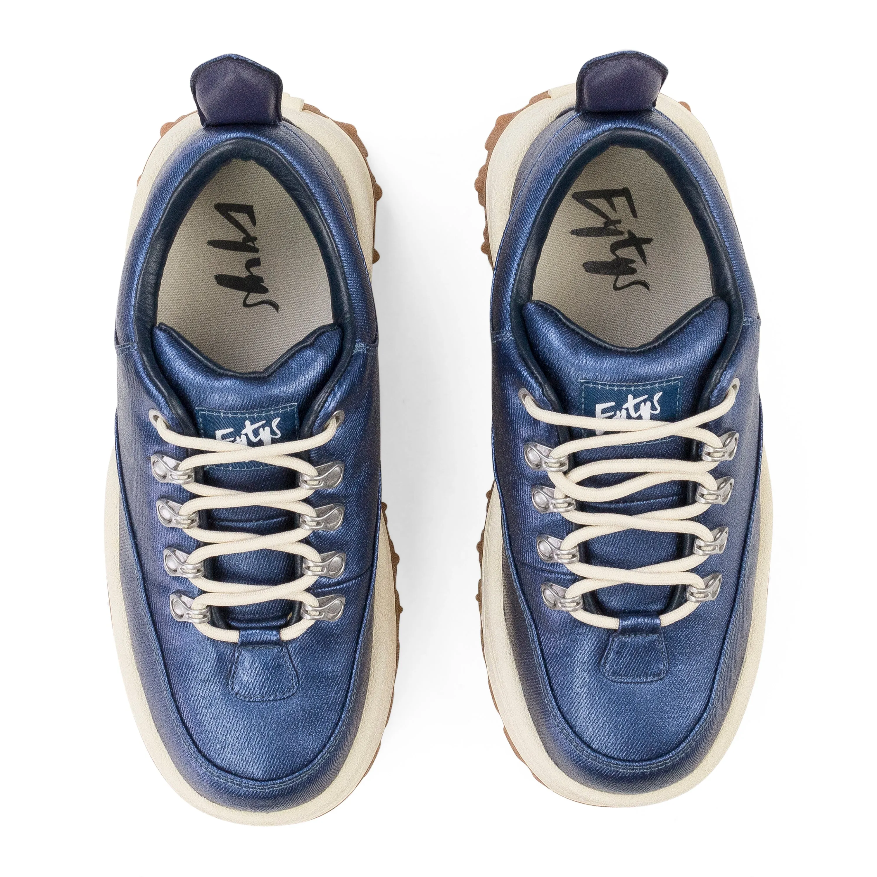 ANGEL COATED BLUE SNEAKERS