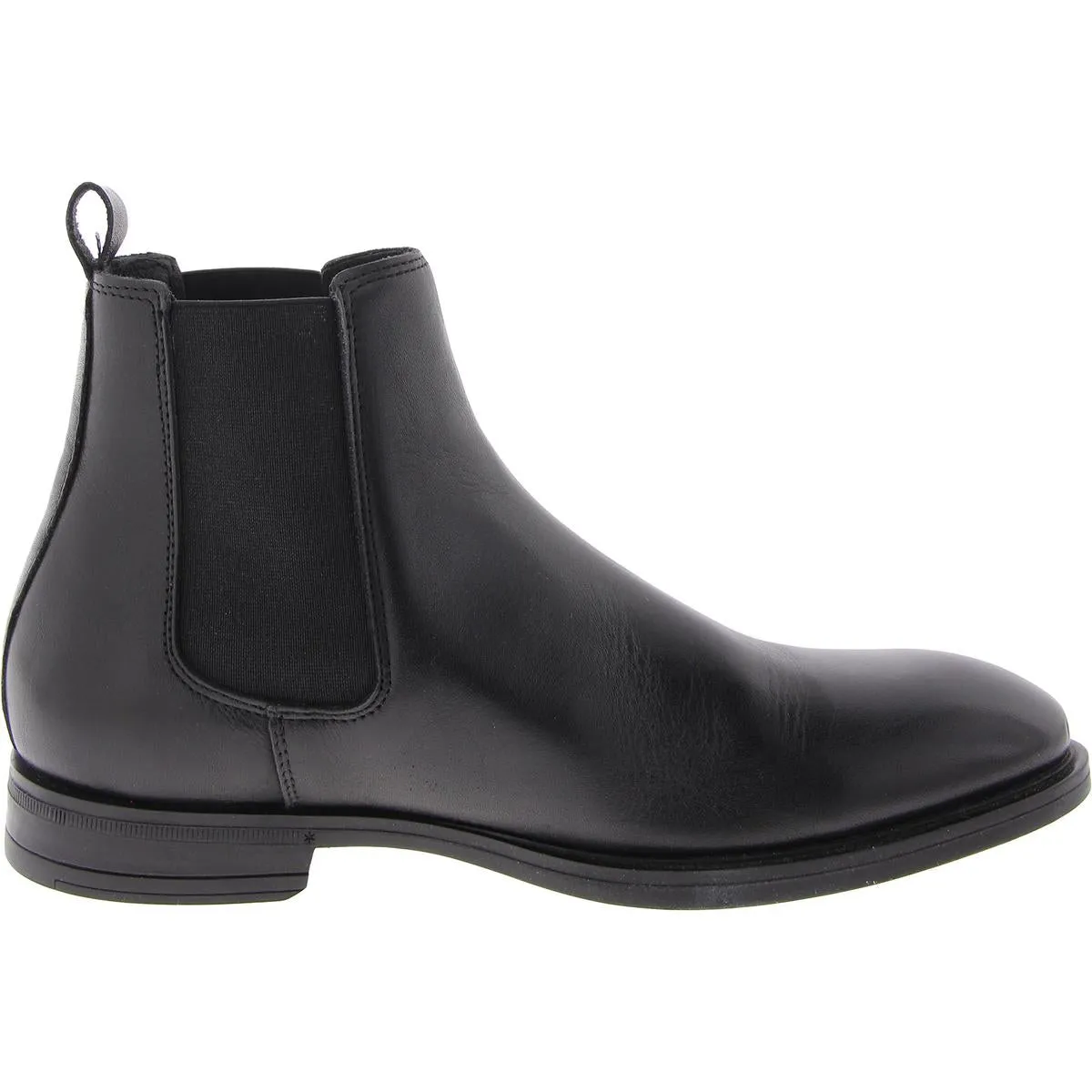 Angelo Mens Mixed Media Ankle Chelsea Boots