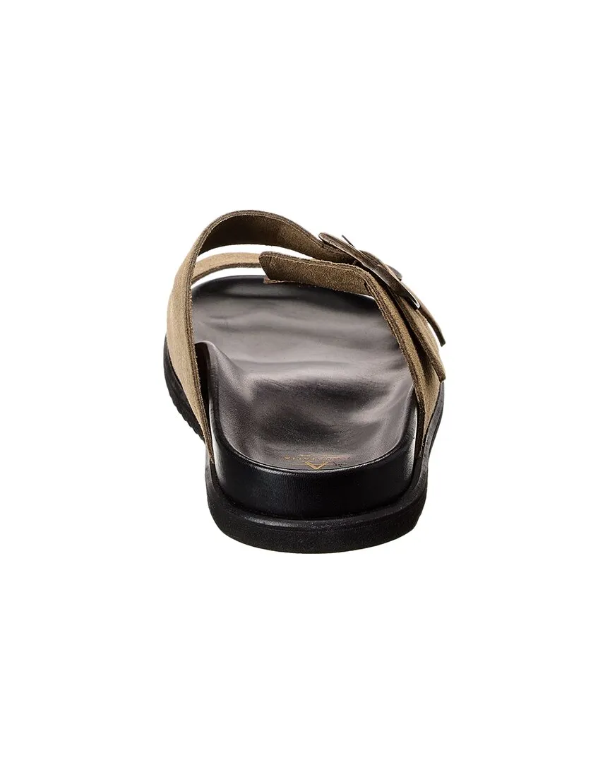 Aquatalia Byron Weatherproof Suede Sandal