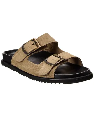 Aquatalia Byron Weatherproof Suede Sandal