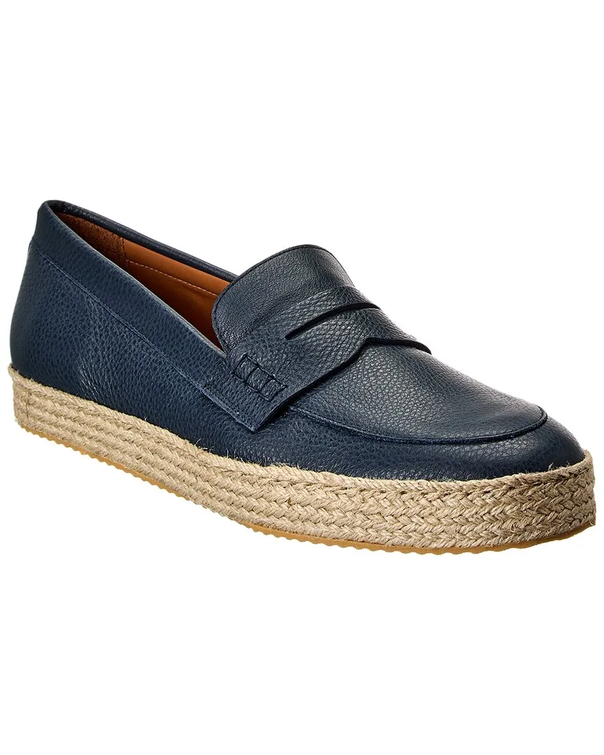 Aquatalia Fabrizio Weatherproof Leather Espadrille