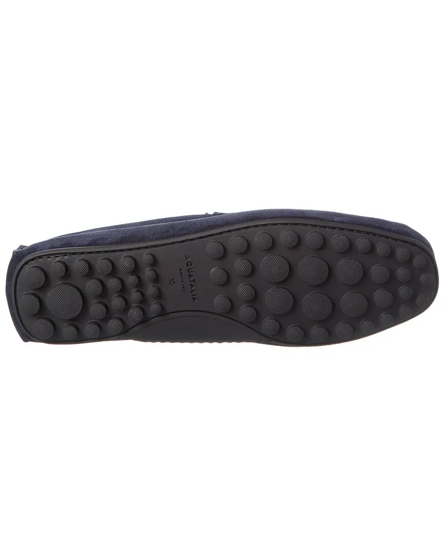 Aquatalia Lucca Weatherproof Suede Loafer