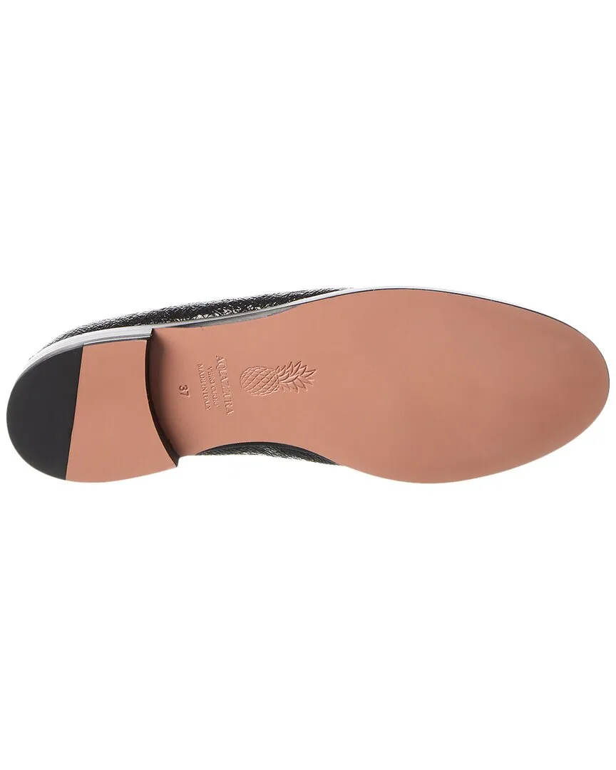 Aquazzura Brandi Leather Loafer