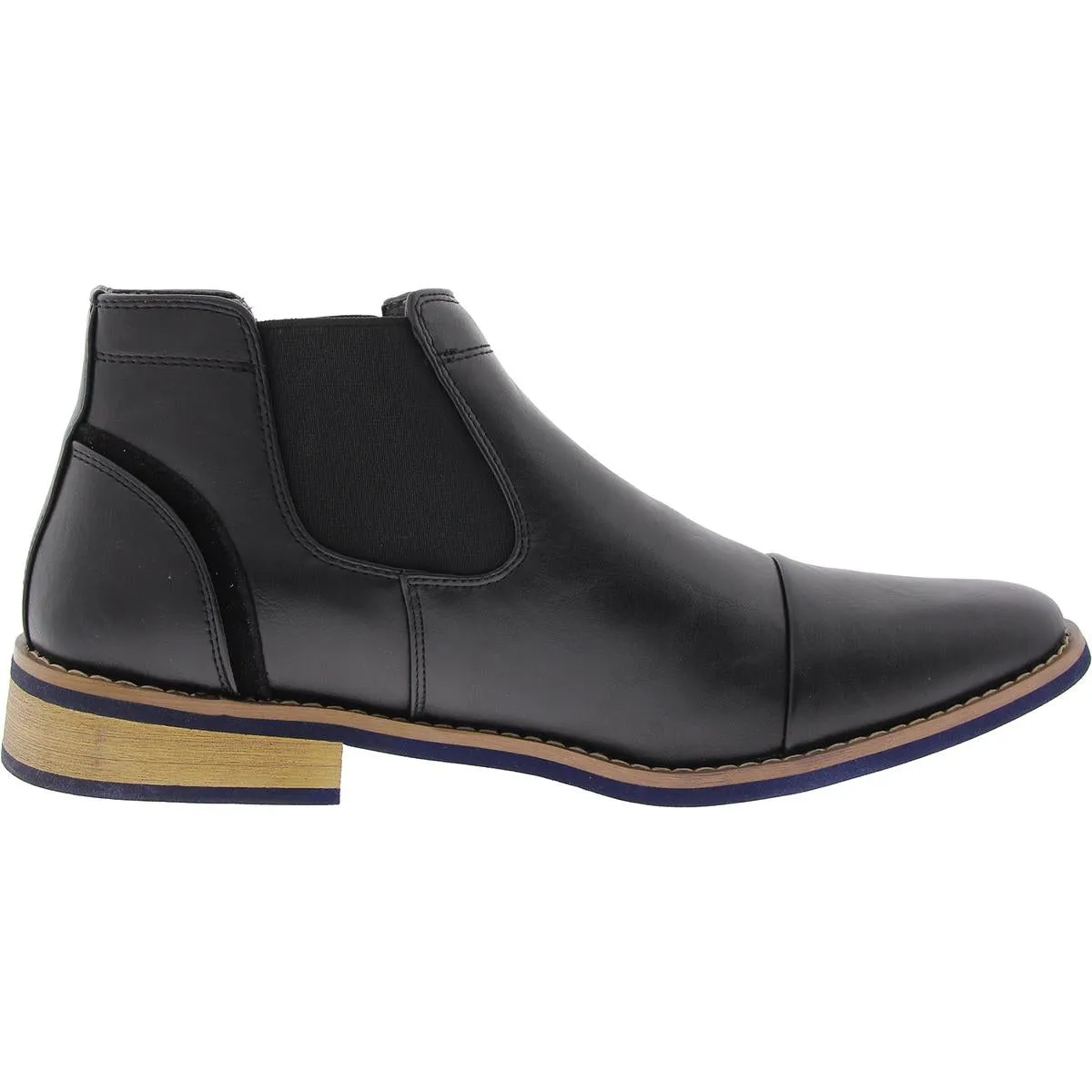 Argos Mens Leather Memory Foam Chelsea Boots