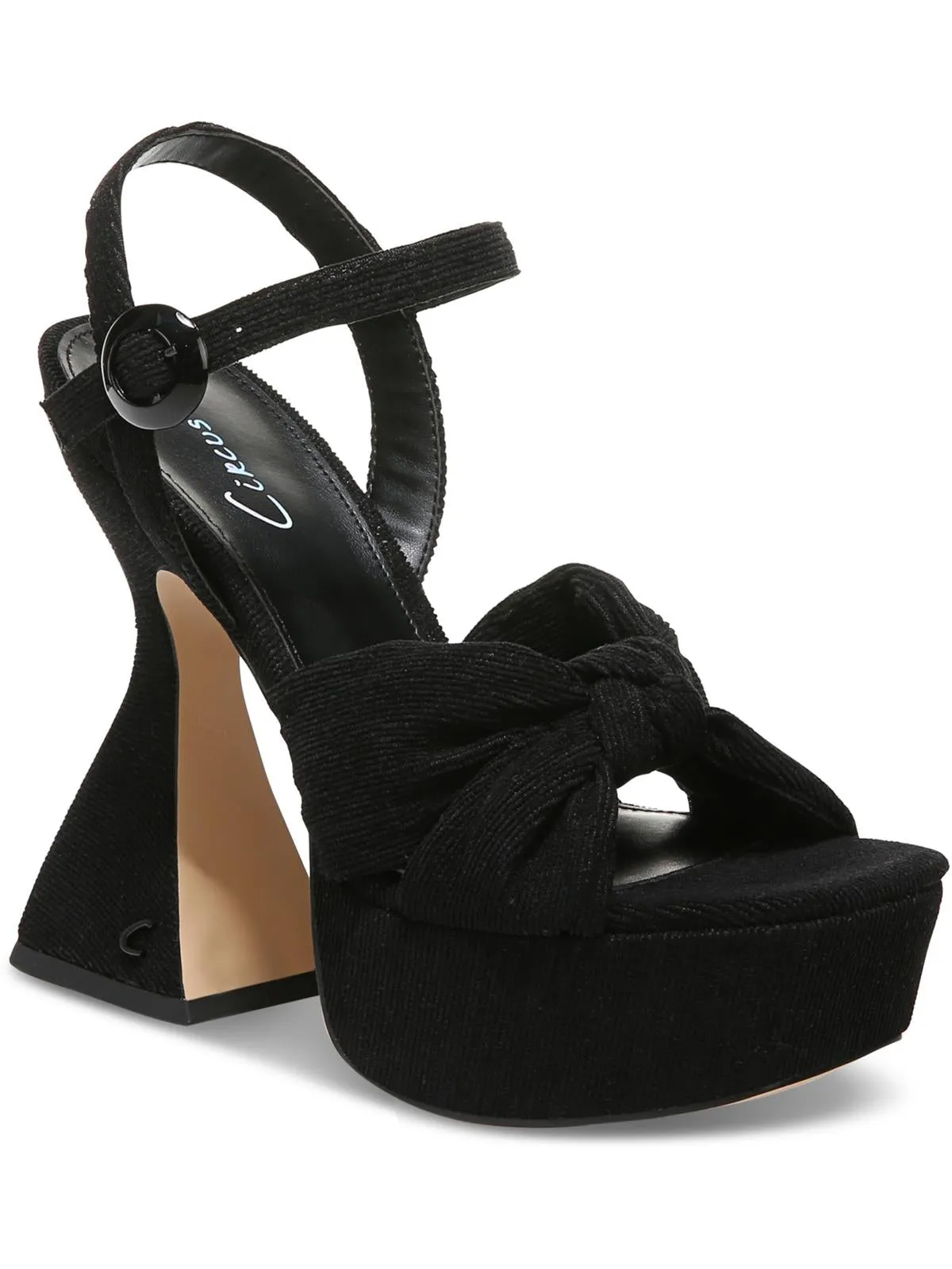 Audrea Womens Ankle Strap Platform Sandals