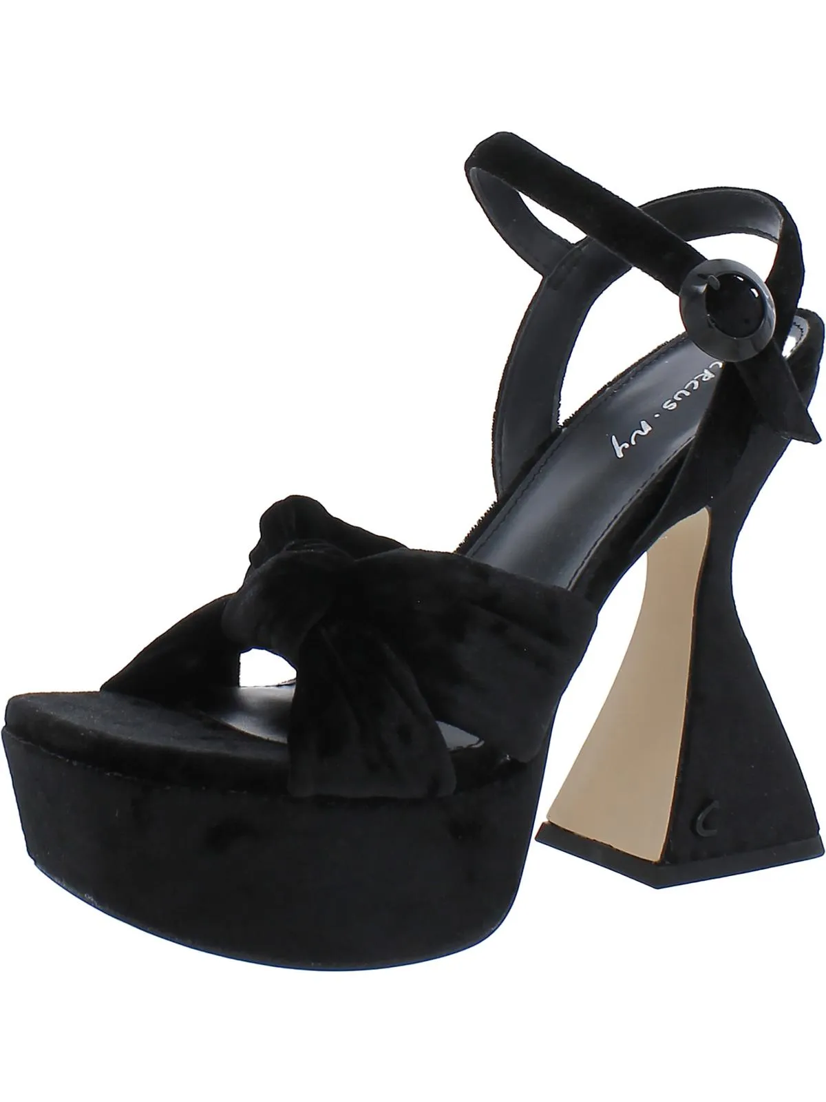 Audrea Womens Ankle Strap Platform Sandals