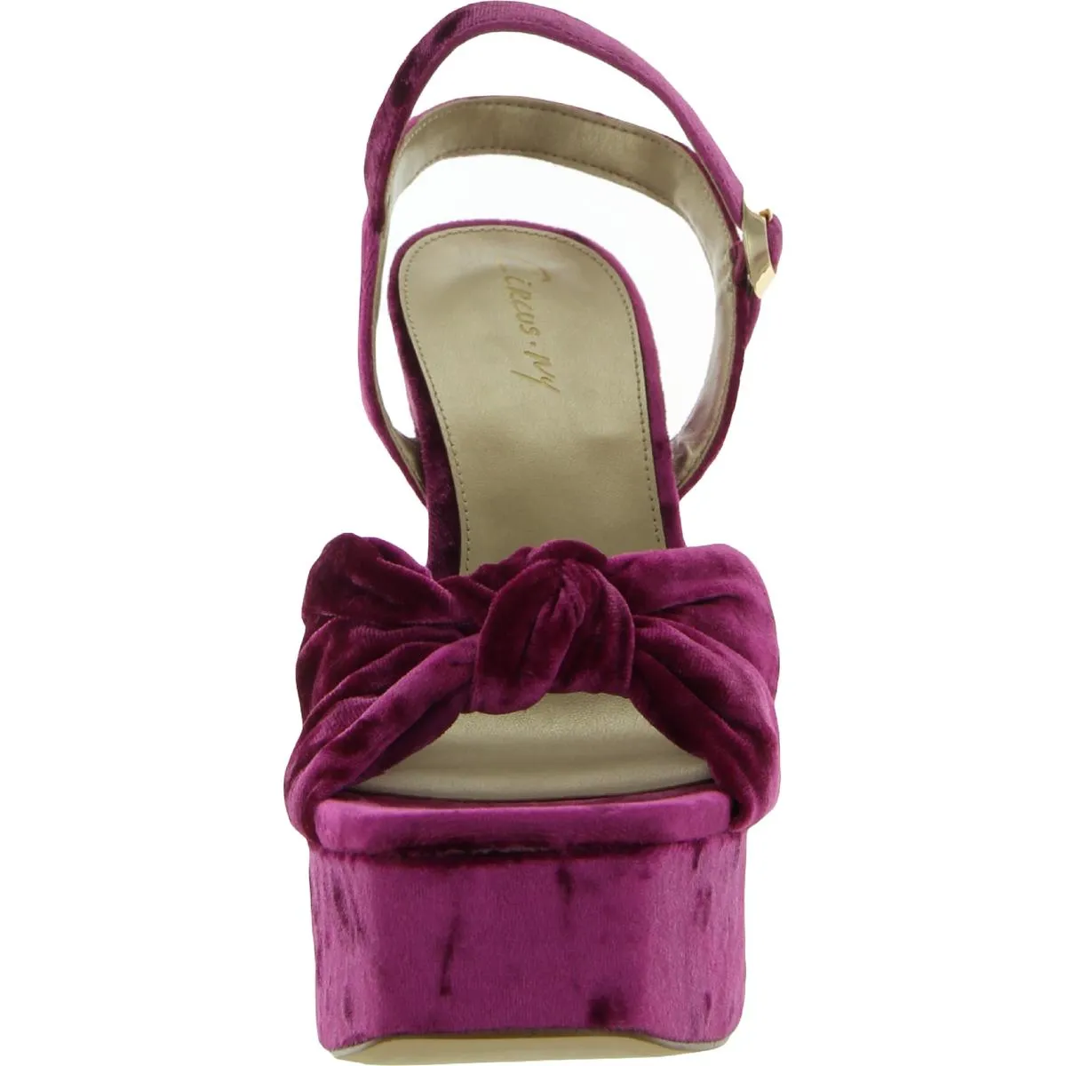 Audrea Womens Ankle Strap Platform Sandals