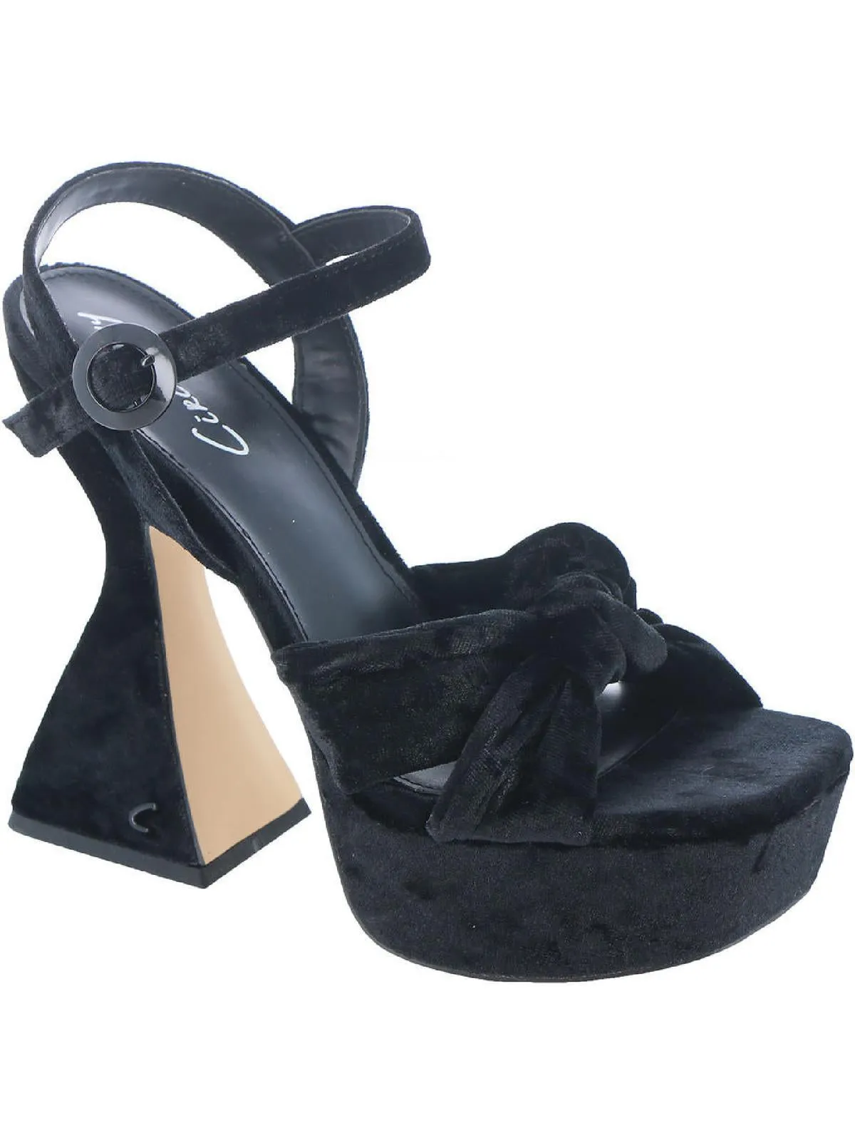 Audrea Womens Ankle Strap Platform Sandals