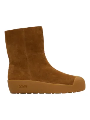 Bally GSTAAD 6302941 Men's Camel Suede Leather Shirling Lined Boots
