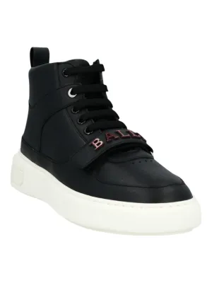 Bally Merryk 6301536 Men's Black Leather Sneakers