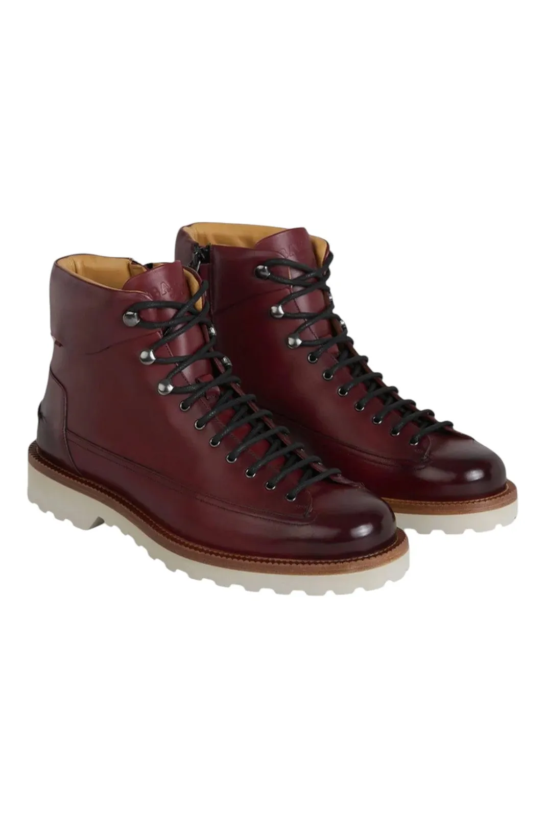 Bally Norkwel 6239798 Men's Heritage Red Calf Leather Ankle Boots
