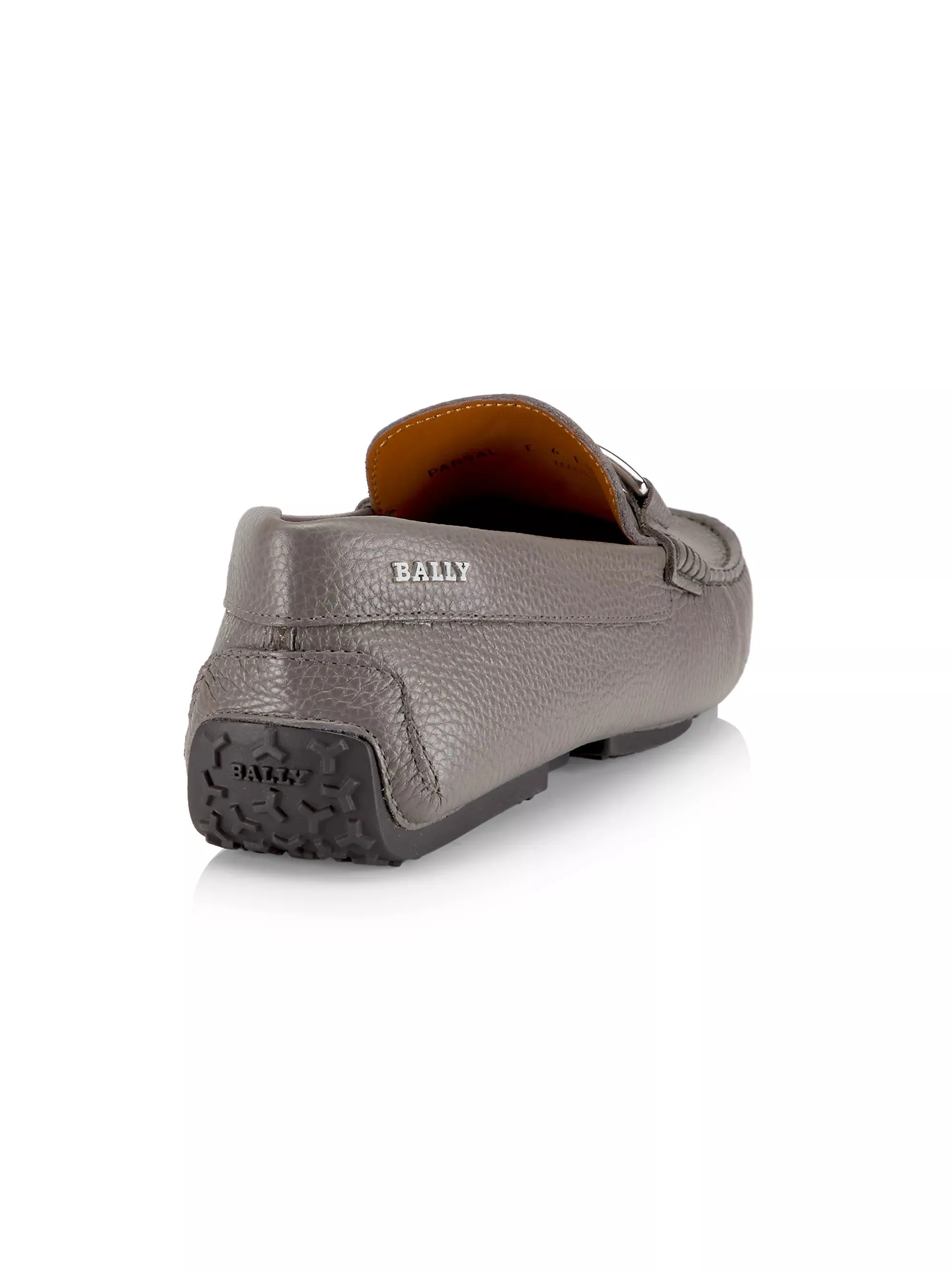 BALLY Parsal 6303266 Men's Dark Mineral Leather Loafers