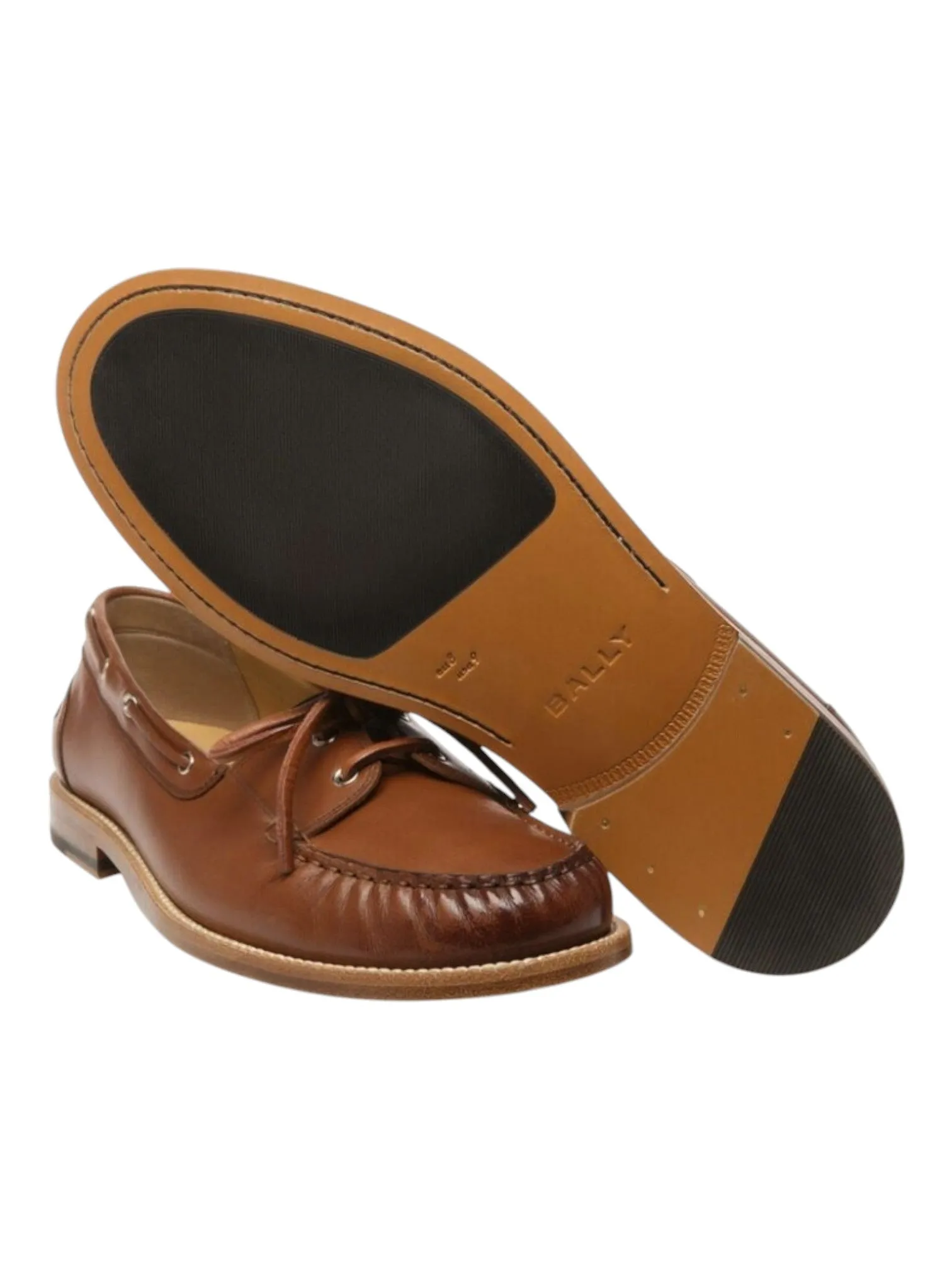 Bally Rimion 6304678 Men's Cuero Leather Boat Loafers