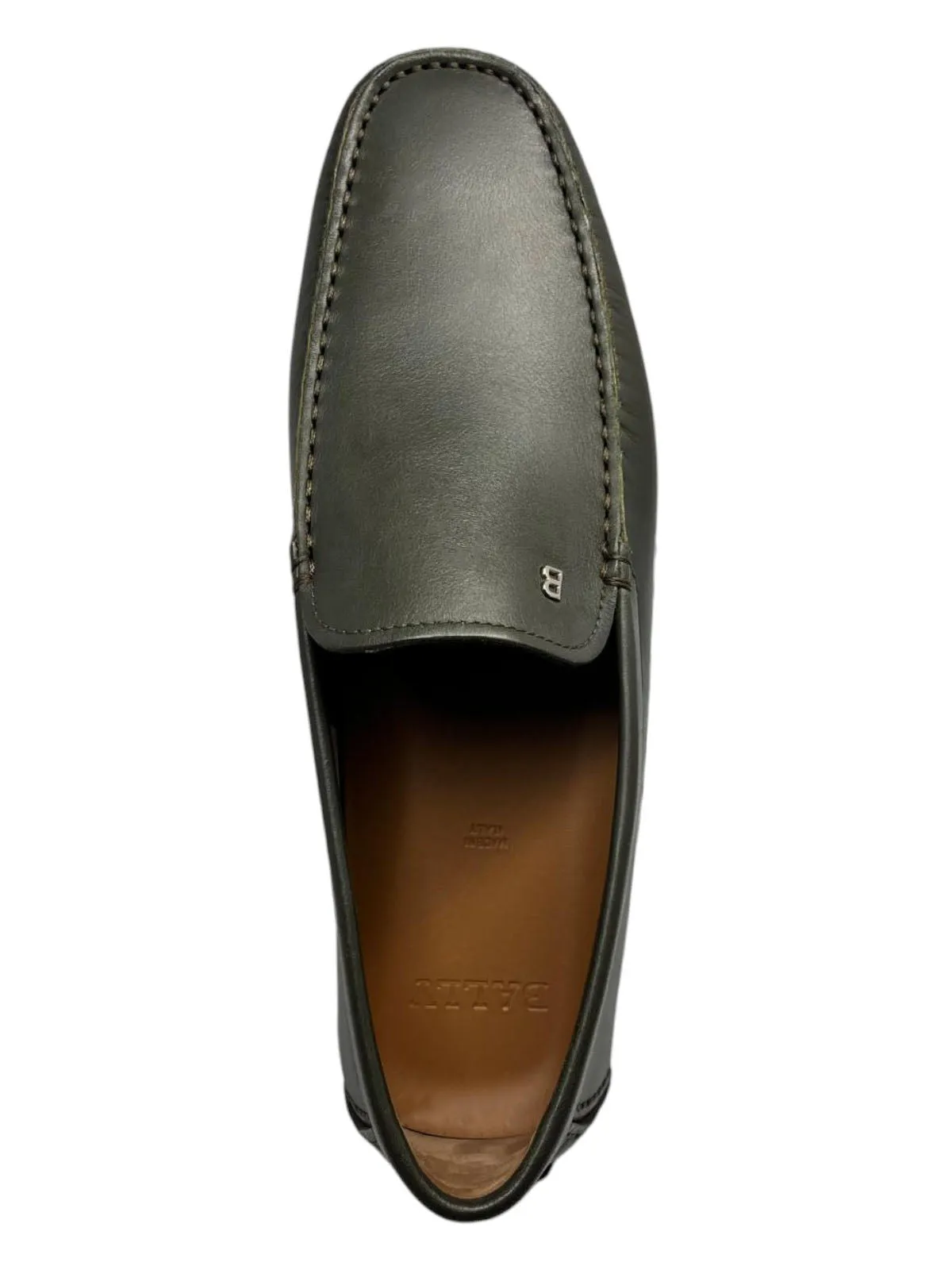 Bally Wander 6222874 Men's Fango Calf Loafers Leather Loafer
