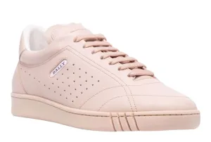 Bally Winner 6239934 Women's Poudre Calf Plain Leather Sneakers