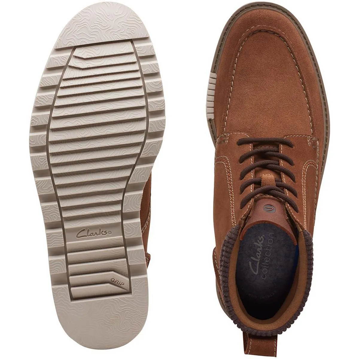 Barnes MID Mens High Top Ankle Oxfords
