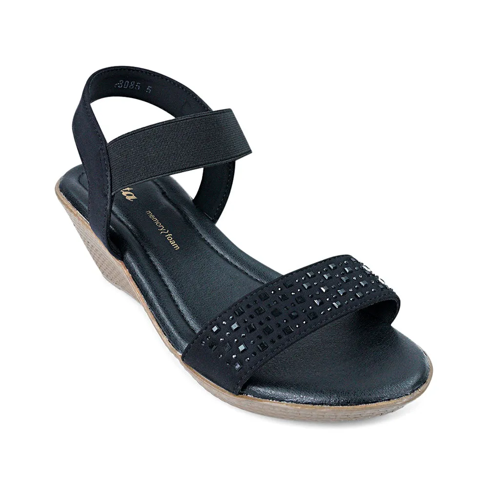 Bata VIOLET Slingback Wedge-Heel Sandal for Women