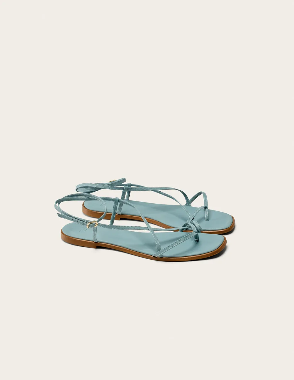 Bayli Sandals - Sky leather