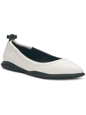 Bendreta Womens Leather Pointed Toe Loafers