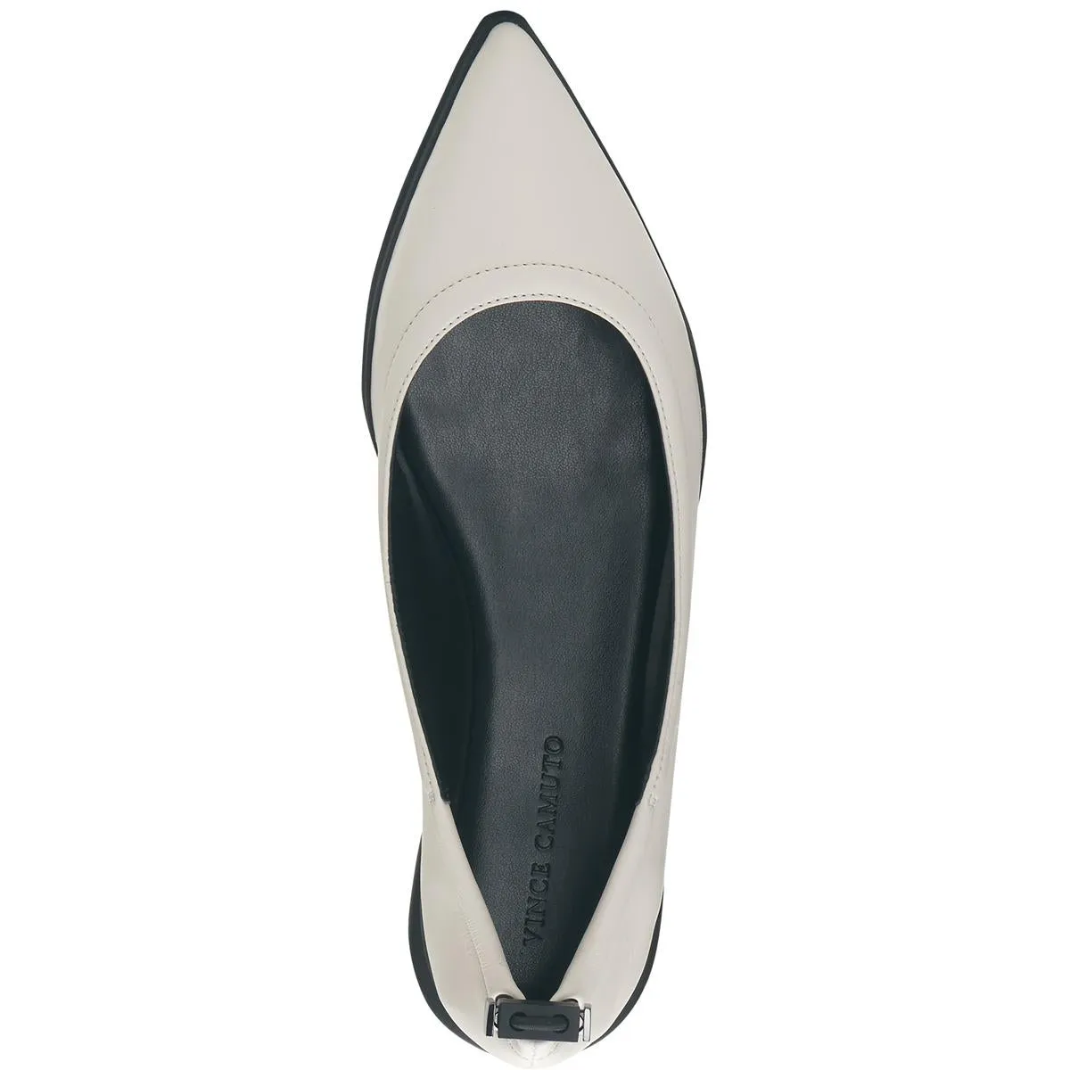 Bendreta Womens Leather Pointed Toe Loafers