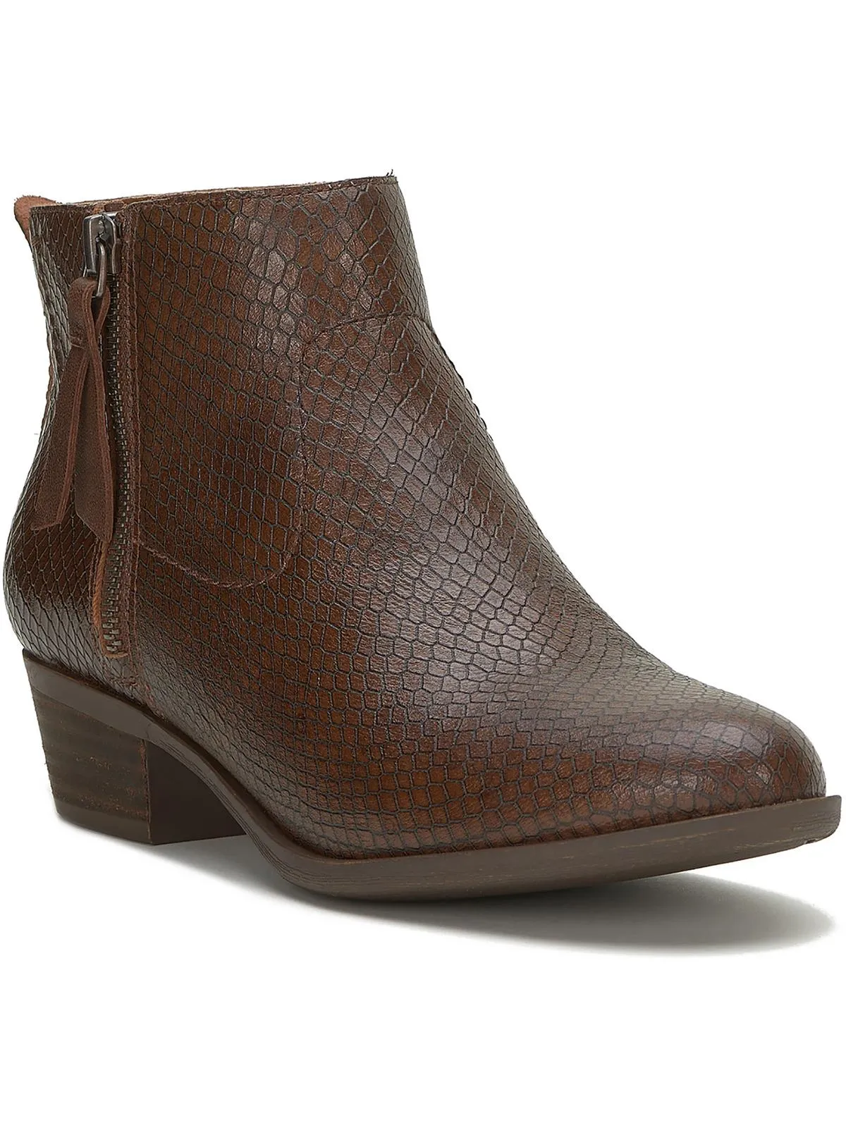 Blandre Womens Leather Booties Ankle Boots