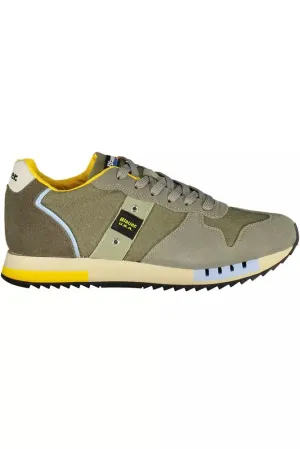 Blauer Emerald Elegance Sneaker with Contrast Men's Detailing