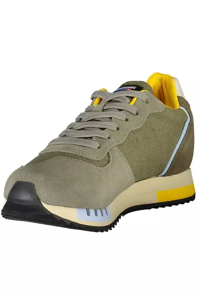 Blauer Emerald Elegance Sneaker with Contrast Men's Detailing