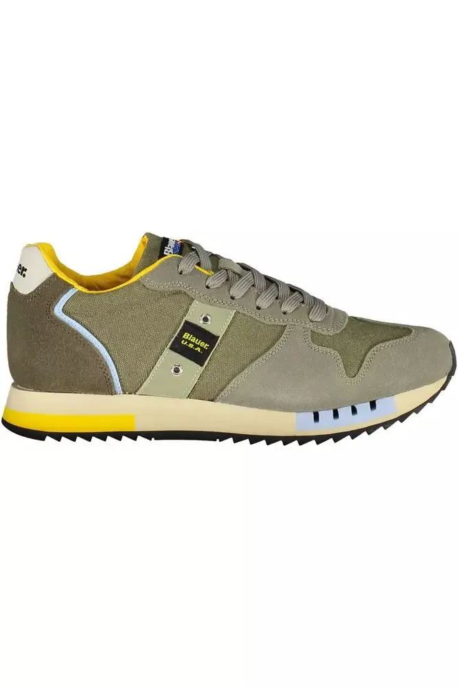 Blauer Emerald Elegance Sneaker with Contrast Men's Detailing