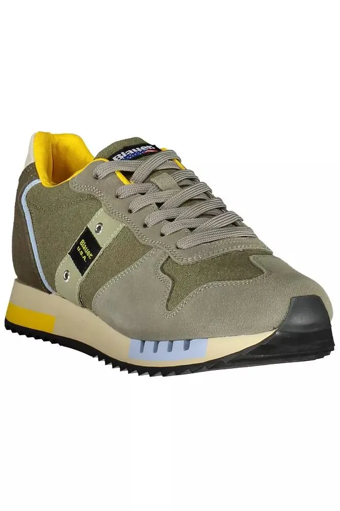 Blauer Emerald Elegance Sneaker with Contrast Men's Detailing