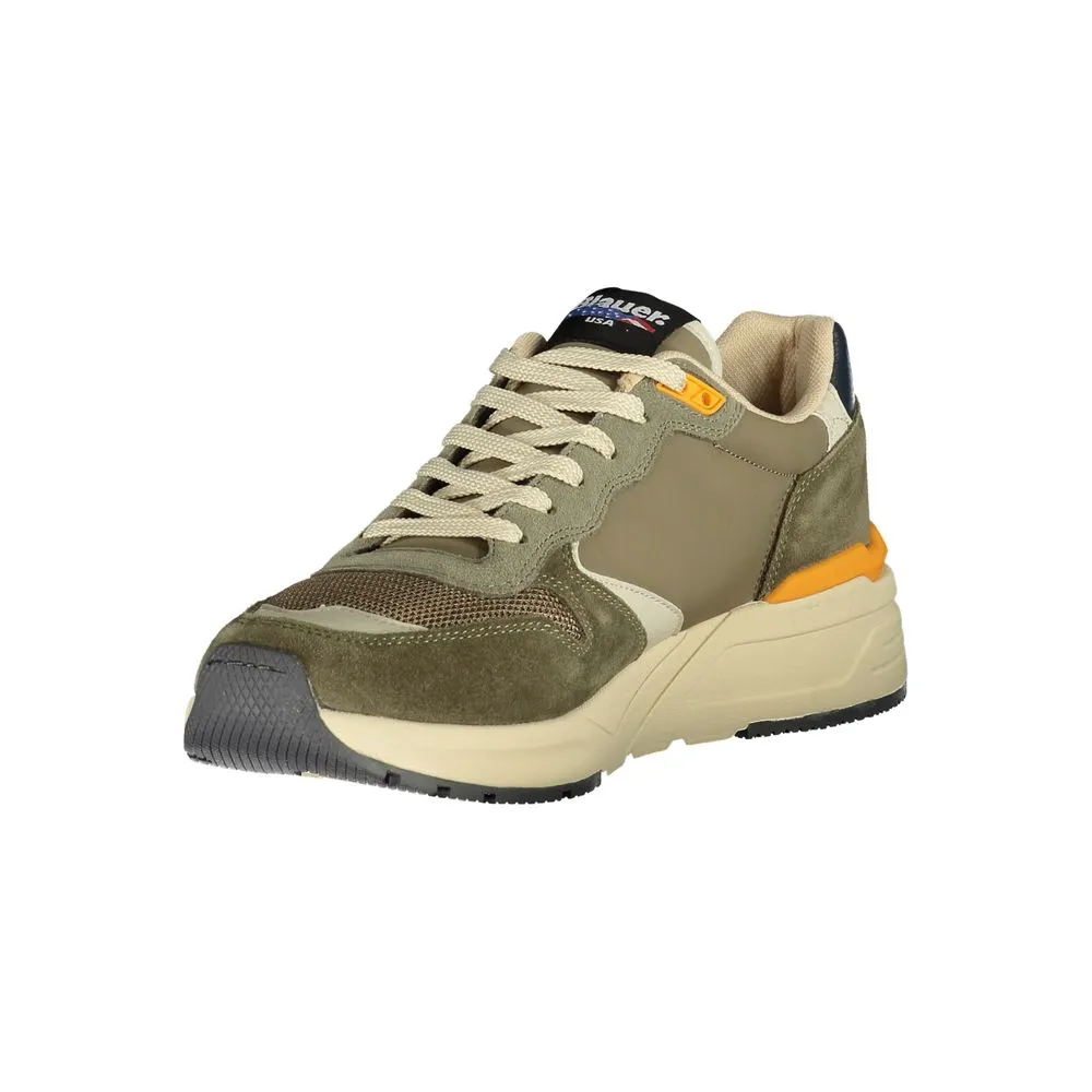 Blauer Polyester Men Men's Sneaker