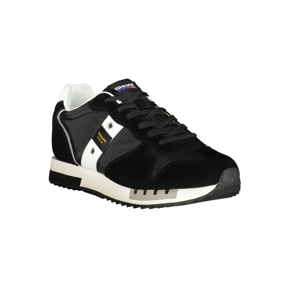 Blauer Polyester Men Men's Sneaker