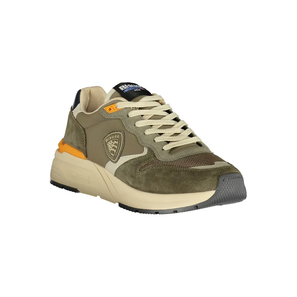 Blauer Polyester Men Men's Sneaker