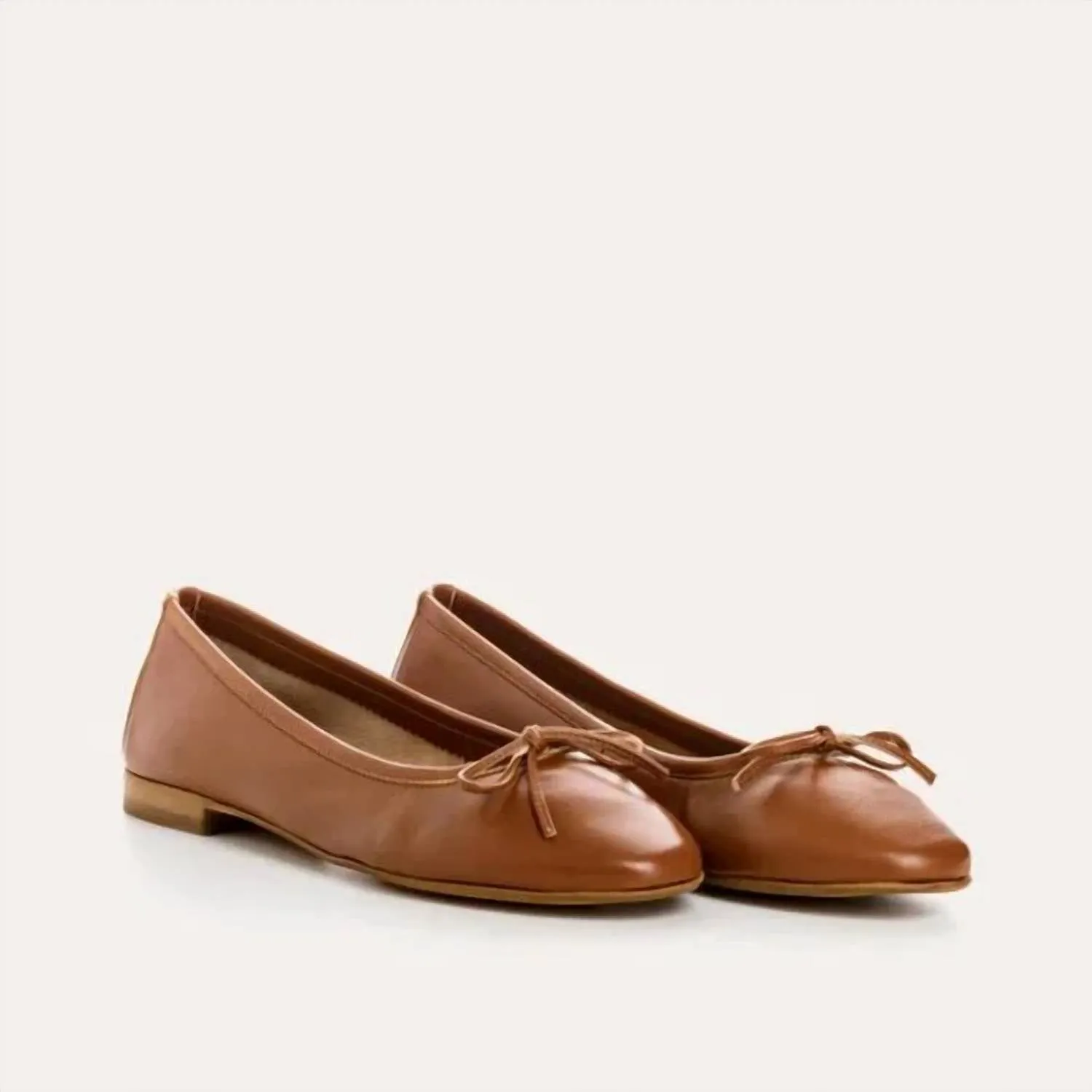 Carmen Cuir Sandal In Cognac