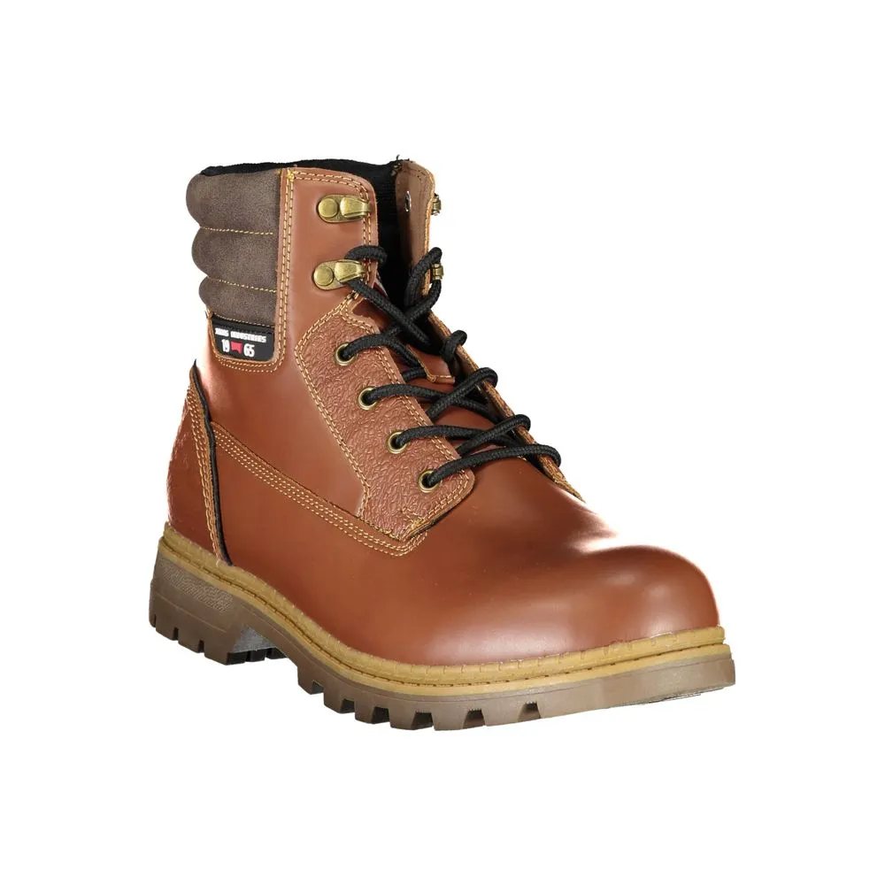 Carrera Elegant Lace-Up Boots with Contrast Men's Details