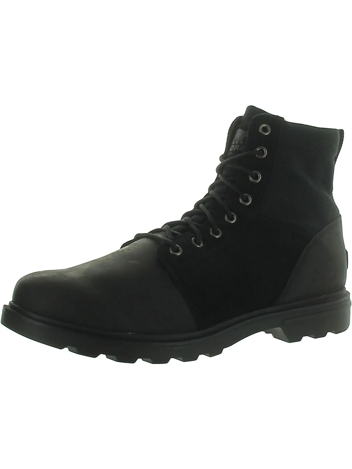 Carson Mens Leather Soft Toe Work & Safety Boots