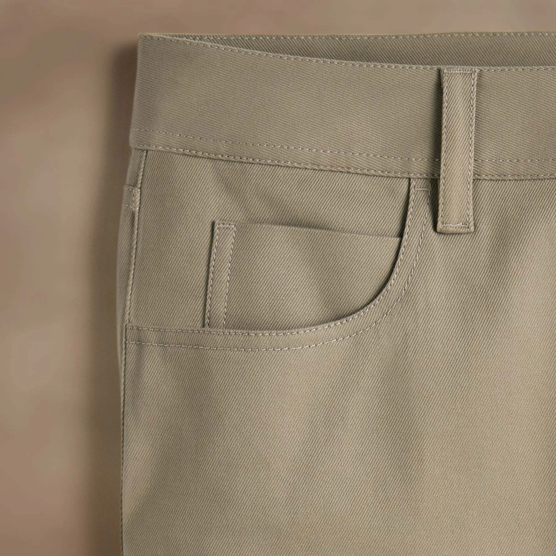 Cashmere Touch 5 Pocket Pant - Light Tan