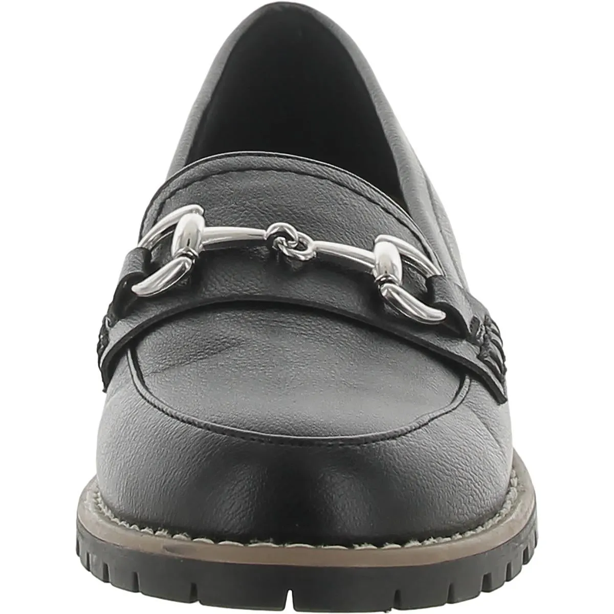 Celeste Womens Faux Leather Slip On Loafers