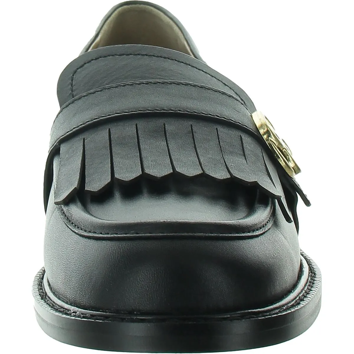 Charlie Womens Logo Leather Loafers